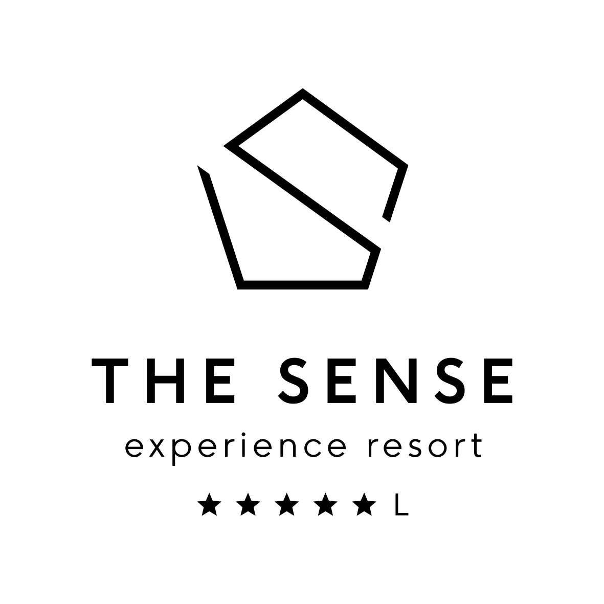 The Sense Experience Resort — partner di luxury hospitality 5★L Logo The Sense Experience Resort 5 stelle Lusso — partner hospitality